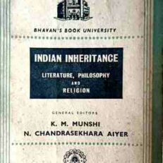 Indian Inheritance Volume 1: Literature, Philosophy, and Religion (Vintage 1955 Edition)
